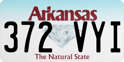 AR license plate 372VYI