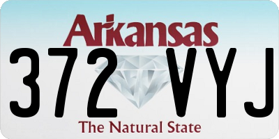 AR license plate 372VYJ