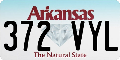 AR license plate 372VYL