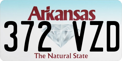 AR license plate 372VZD