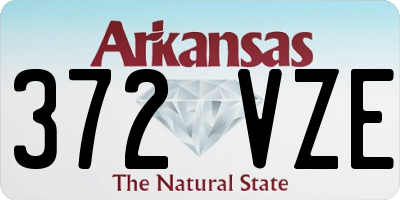 AR license plate 372VZE