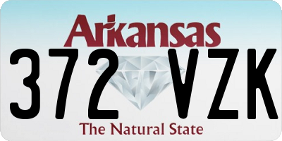 AR license plate 372VZK
