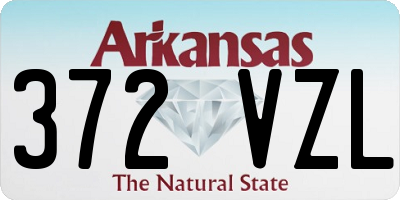 AR license plate 372VZL