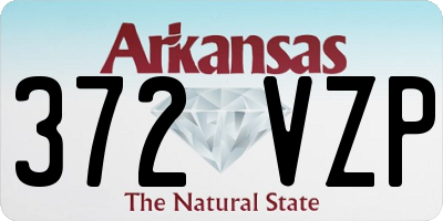 AR license plate 372VZP