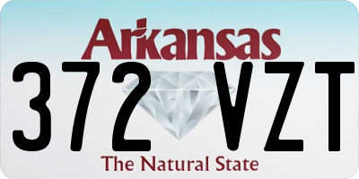 AR license plate 372VZT