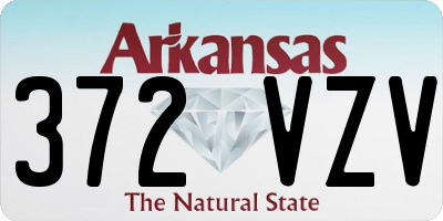AR license plate 372VZV