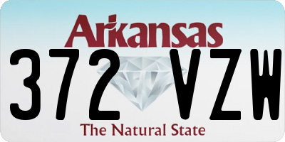 AR license plate 372VZW