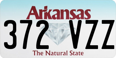 AR license plate 372VZZ