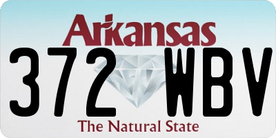 AR license plate 372WBV