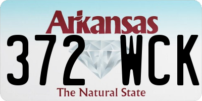 AR license plate 372WCK