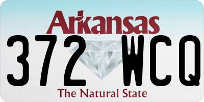 AR license plate 372WCQ