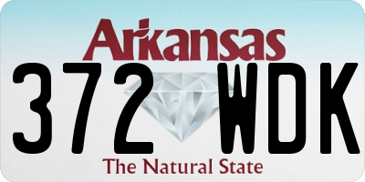 AR license plate 372WDK