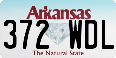 AR license plate 372WDL