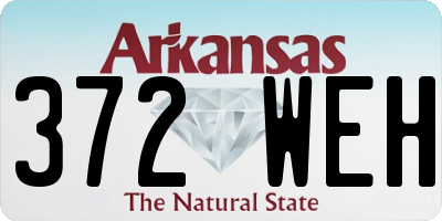 AR license plate 372WEH