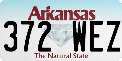 AR license plate 372WEZ