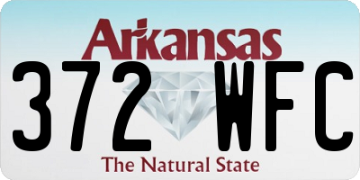 AR license plate 372WFC