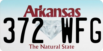 AR license plate 372WFG