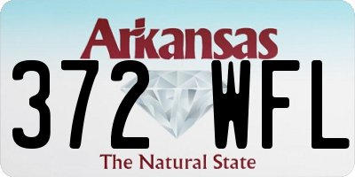 AR license plate 372WFL