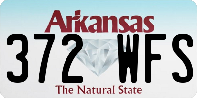 AR license plate 372WFS