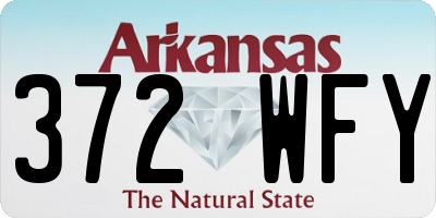 AR license plate 372WFY