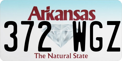 AR license plate 372WGZ