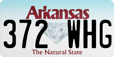 AR license plate 372WHG
