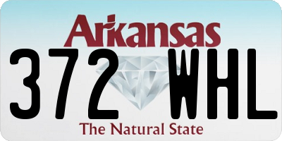 AR license plate 372WHL