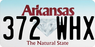 AR license plate 372WHX