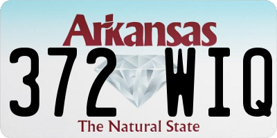 AR license plate 372WIQ