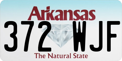 AR license plate 372WJF
