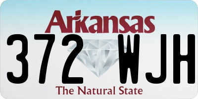 AR license plate 372WJH