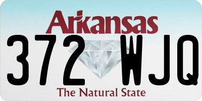 AR license plate 372WJQ