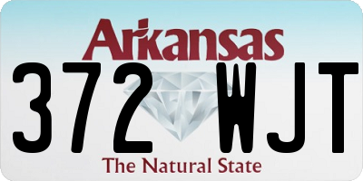AR license plate 372WJT