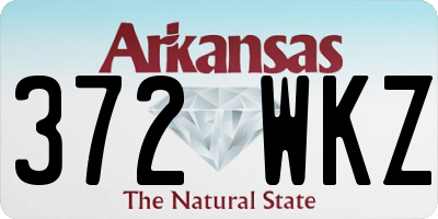 AR license plate 372WKZ