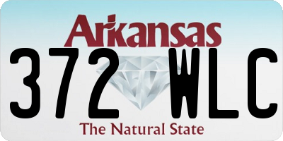 AR license plate 372WLC