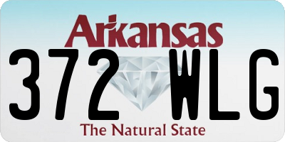 AR license plate 372WLG