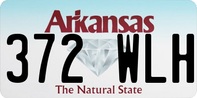 AR license plate 372WLH