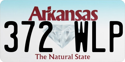 AR license plate 372WLP
