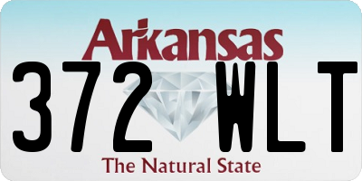 AR license plate 372WLT