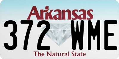 AR license plate 372WME
