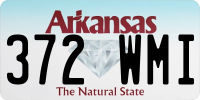AR license plate 372WMI