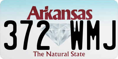 AR license plate 372WMJ