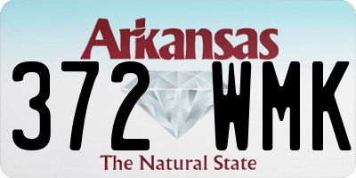 AR license plate 372WMK