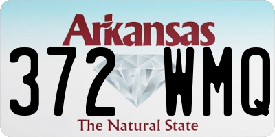 AR license plate 372WMQ