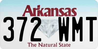 AR license plate 372WMT