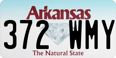 AR license plate 372WMY
