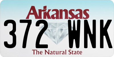 AR license plate 372WNK