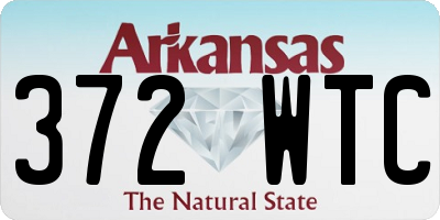 AR license plate 372WTC