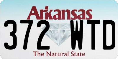 AR license plate 372WTD