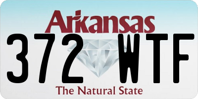 AR license plate 372WTF